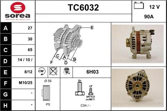 Sera TC6032 - Генератор vvparts.bg