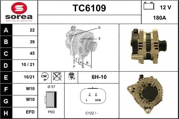 Sera TC6109 - Генератор vvparts.bg