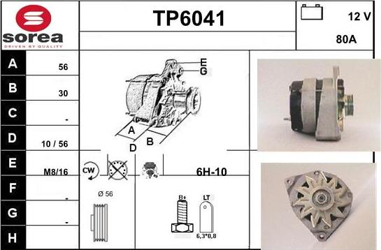 Sera TP6041 - Генератор vvparts.bg