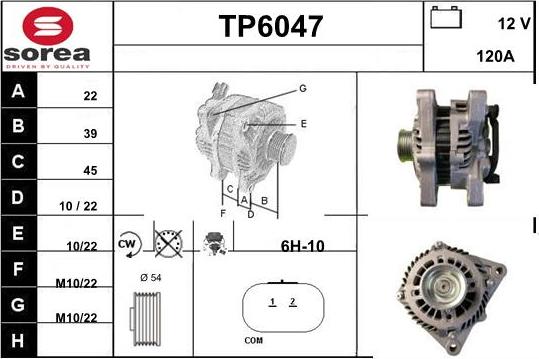 Sera TP6047 - Генератор vvparts.bg