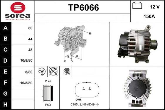 Sera TP6066 - Генератор vvparts.bg