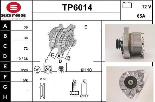 Sera TP6014 - Генератор vvparts.bg