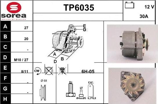 Sera TP6035 - Генератор vvparts.bg