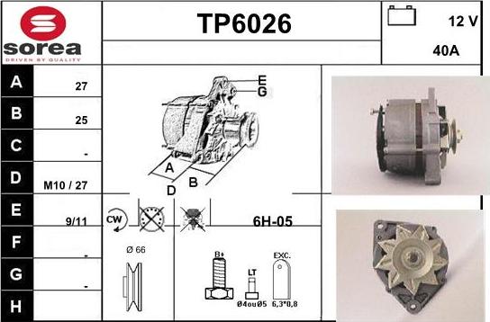 Sera TP6026 - Генератор vvparts.bg