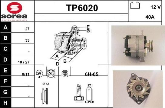 Sera TP6020 - Генератор vvparts.bg