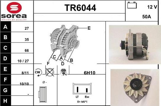 Sera TR6044 - Генератор vvparts.bg