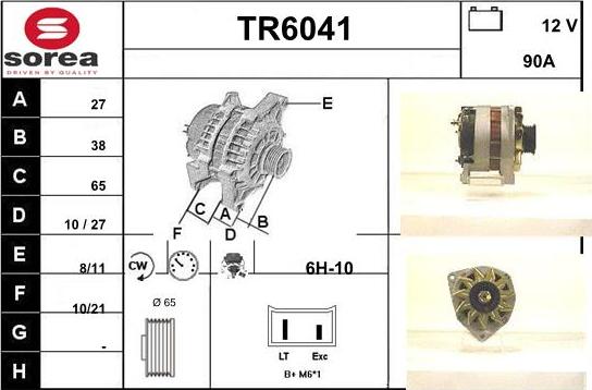 Sera TR6041 - Генератор vvparts.bg