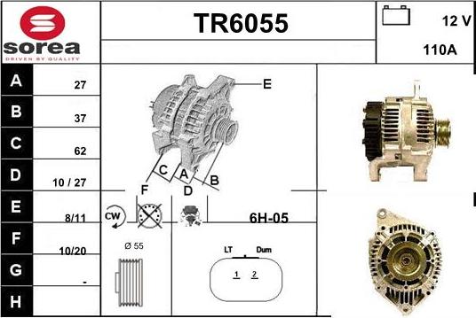 Sera TR6055 - Генератор vvparts.bg