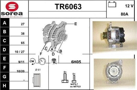 Sera TR6063 - Генератор vvparts.bg