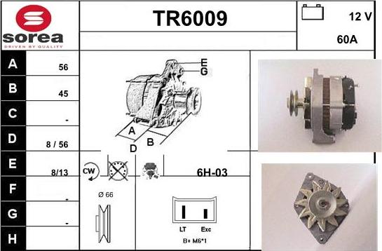 Sera TR6009 - Генератор vvparts.bg