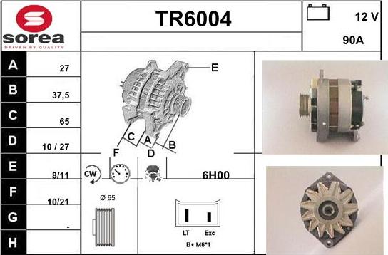 Sera TR6004 - Генератор vvparts.bg