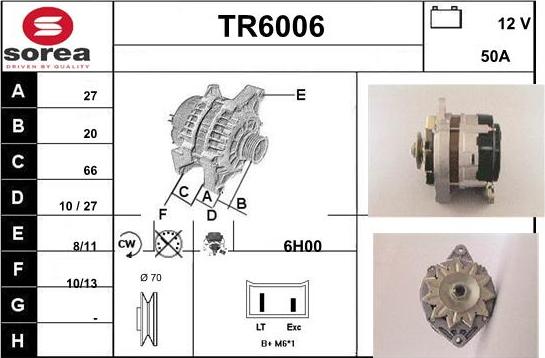 Sera TR6006 - Генератор vvparts.bg