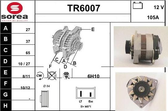 Sera TR6007 - Генератор vvparts.bg