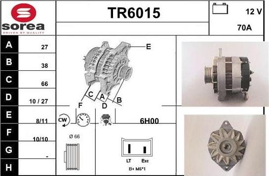 Sera TR6015 - Генератор vvparts.bg