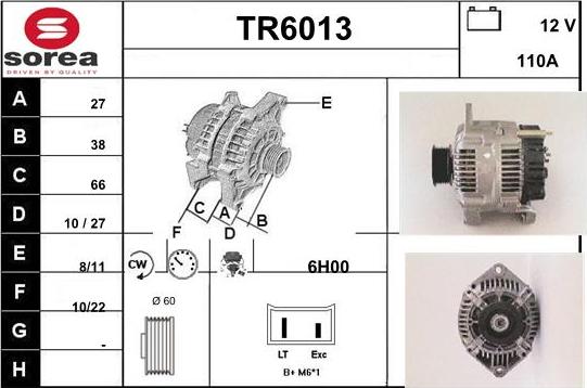 Sera TR6013 - Генератор vvparts.bg