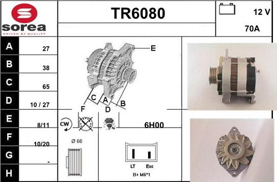 Sera TR6080 - Генератор vvparts.bg