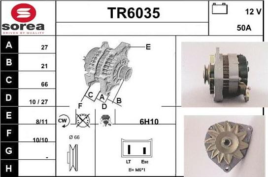 Sera TR6035 - Генератор vvparts.bg