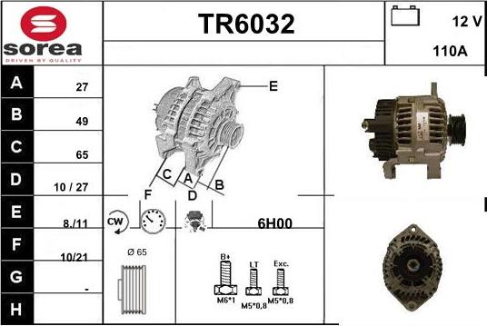 Sera TR6032 - Генератор vvparts.bg