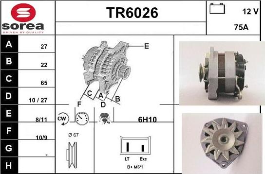 Sera TR6026 - Генератор vvparts.bg