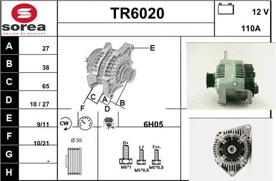 Sera TR6020 - Генератор vvparts.bg