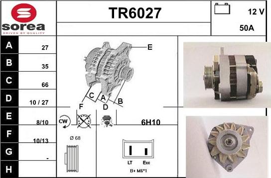 Sera TR6027 - Генератор vvparts.bg