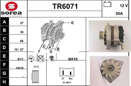 Sera TR6071 - Генератор vvparts.bg