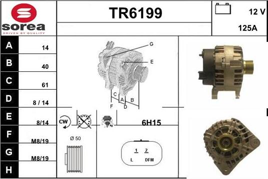 Sera TR6199 - Генератор vvparts.bg