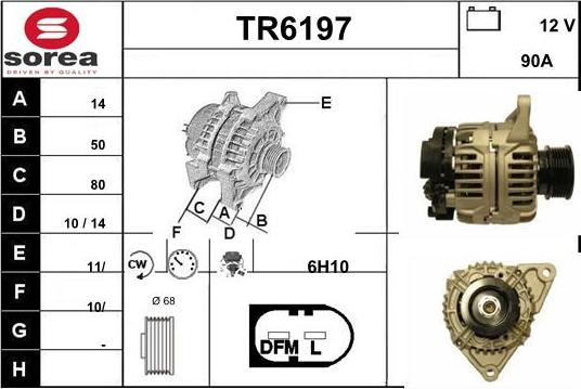 Sera TR6197 - Генератор vvparts.bg