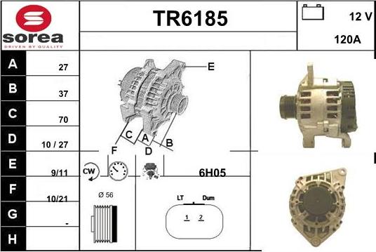 Sera TR6185 - Генератор vvparts.bg