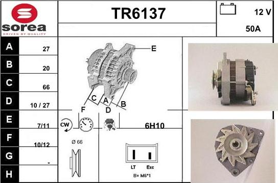 Sera TR6137 - Генератор vvparts.bg