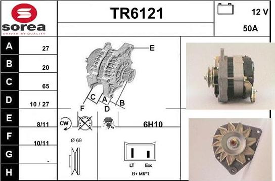 Sera TR6121 - Генератор vvparts.bg
