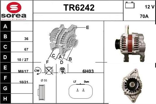 Sera TR6242 - Генератор vvparts.bg