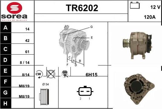 Sera TR6202 - Генератор vvparts.bg