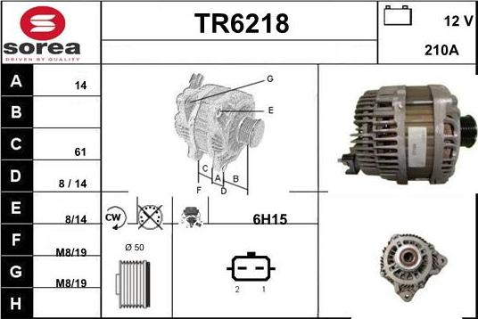 Sera TR6218 - Генератор vvparts.bg