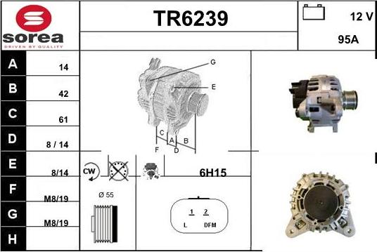 Sera TR6239 - Генератор vvparts.bg