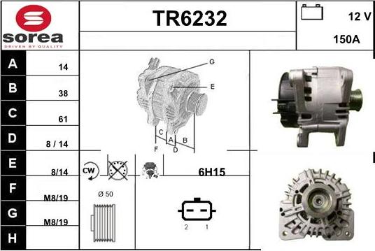 Sera TR6232 - Генератор vvparts.bg