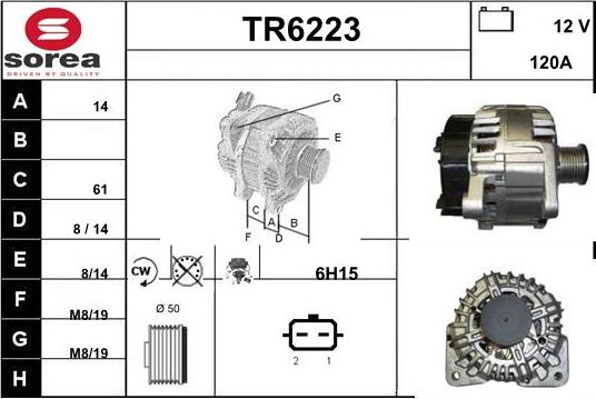 Sera TR6223 - Генератор vvparts.bg