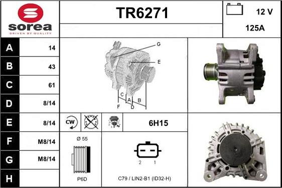 Sera TR6271 - Генератор vvparts.bg