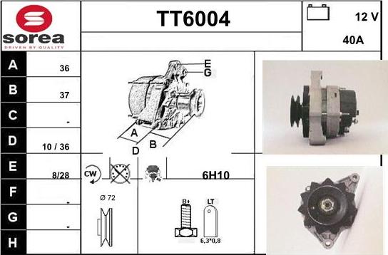 Sera TT6004 - Генератор vvparts.bg