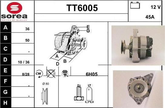 Sera TT6005 - Генератор vvparts.bg