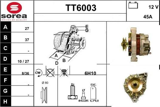 Sera TT6003 - Генератор vvparts.bg