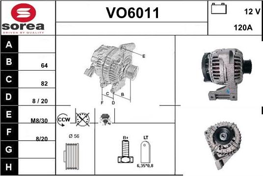 Sera VO6011 - Генератор vvparts.bg