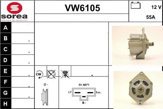 Sera VW6105 - Генератор vvparts.bg