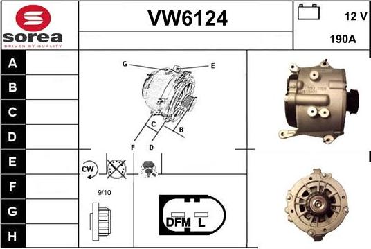 Sera VW6124 - Генератор vvparts.bg