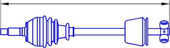 Sercore 12822 - Полуоска vvparts.bg
