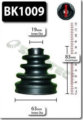 Shaftec BK1009 - Маншон, полуоска vvparts.bg