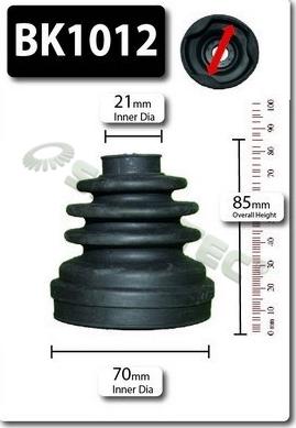 Shaftec BK1012 - Маншон, полуоска vvparts.bg