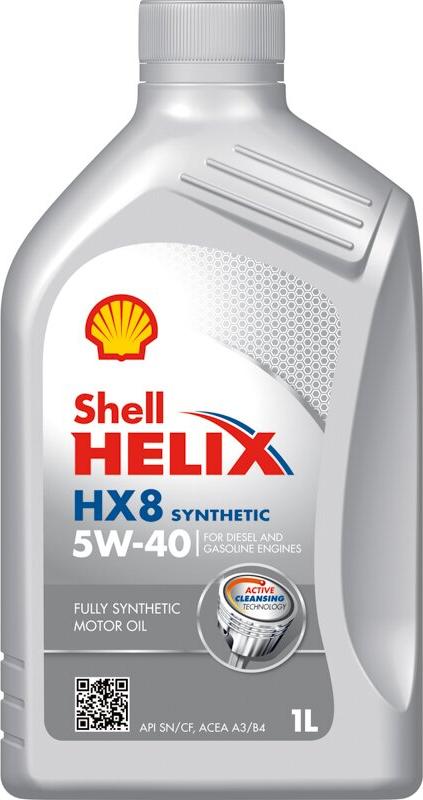 Shell 5W40 HELIX HX8 SYNTHETIC 1L - Двигателно масло vvparts.bg