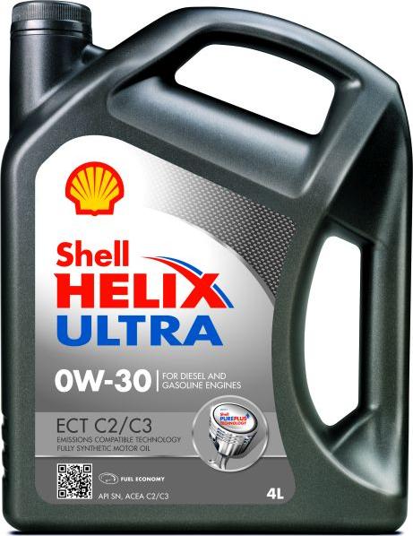 Shell HELIX ULTRA ECT C2/C3 4L - Двигателно масло vvparts.bg