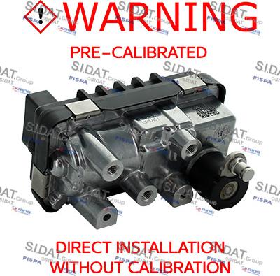 Sidat 48.1050 - Регулиращ клапан за налягане на турбината vvparts.bg